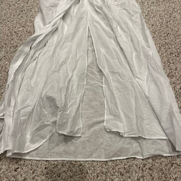 NWT J Crew Convertible beach sarong Sz XS White Vacation Resortwear Coastal - Picture 8 of 8